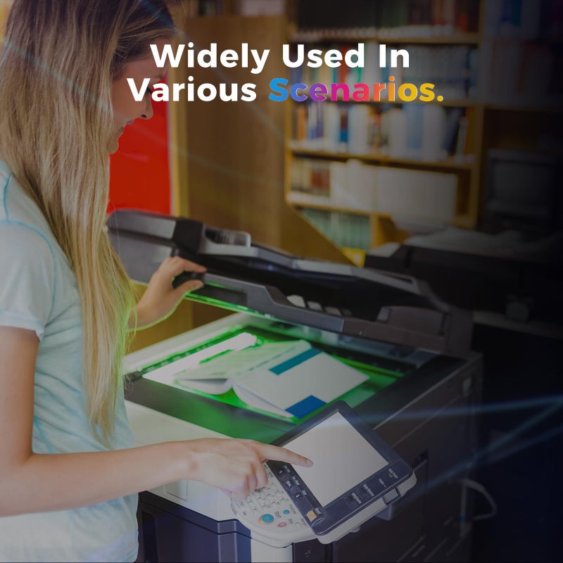 Hotcolor خراطيش حبر HOTCOLOR متوافقة مع Lexmark 100XL لطابعات Lexmark s301 S305 S605 S405 S505 Pro901 Pro905 Pro805 Pro705 Pro205 Pro206 Pro207 S815 S816 (أسود، أزرق، أرجواني، أصفر، 4 عبوات) - Image 5